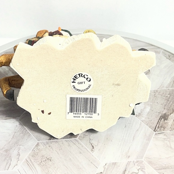 Hero Gift Snowman Riding Reindeer Christmas Figurine Folk Art Decor - Picture 8 of 12